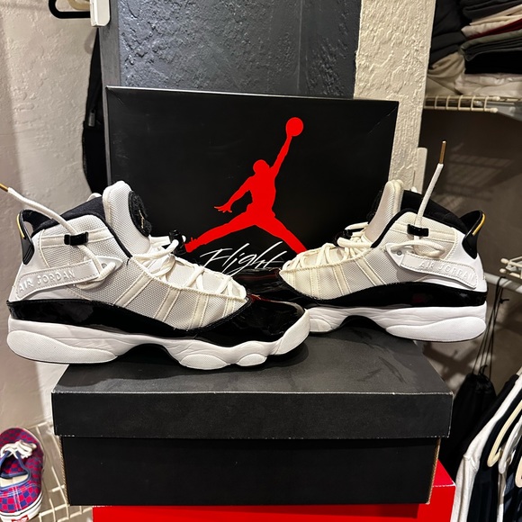 Jordan 6rings black and metallic gold size 9 in Men’s - Picture 3 of 9